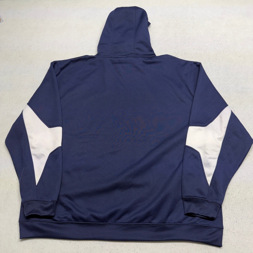 Dallas Cowboys NFL Authentic Apparel Hoodie Navy Blue Performance Mesh Mens 2XL - Picture 4 of 10